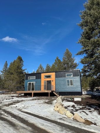 Exterior. Modern Tiny House in the Woods