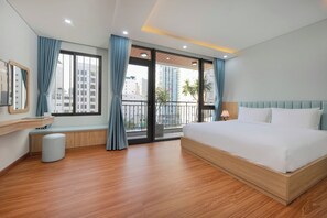 Apartment, 1 Bedroom, Balcony, City View | Bed sheets - Hummer Hotel & Apartment Danang Beach  (Da Nang)