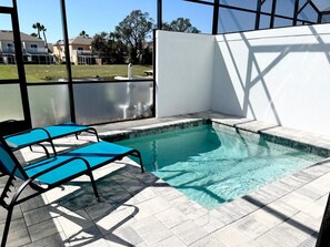 Pool - Serenity Townhome Getaway: 4 bed 3 bath home near Disney in Clermont FL! (Clermont)