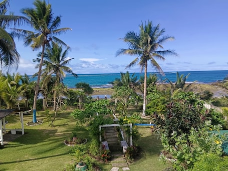 Property grounds. We are directly on the beach with 50 meters of frontage and beautiful sunsets