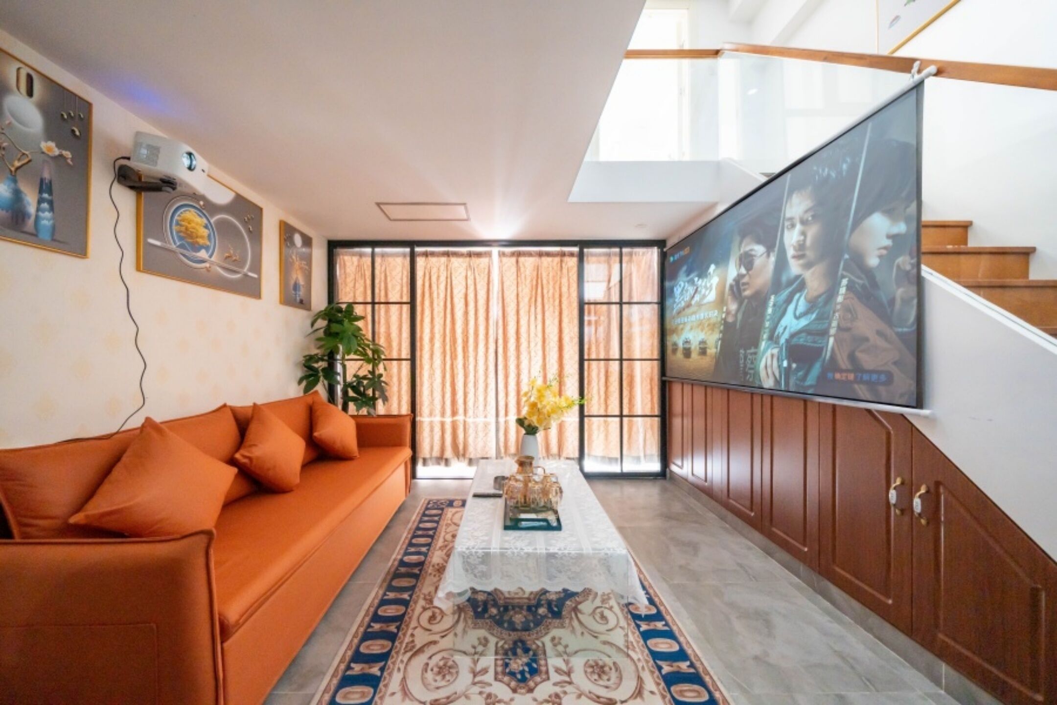 Loft, vistas a la ciudad | Zona de estar