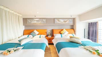 Business Duplex, Multiple Beds, Non Smoking, City View