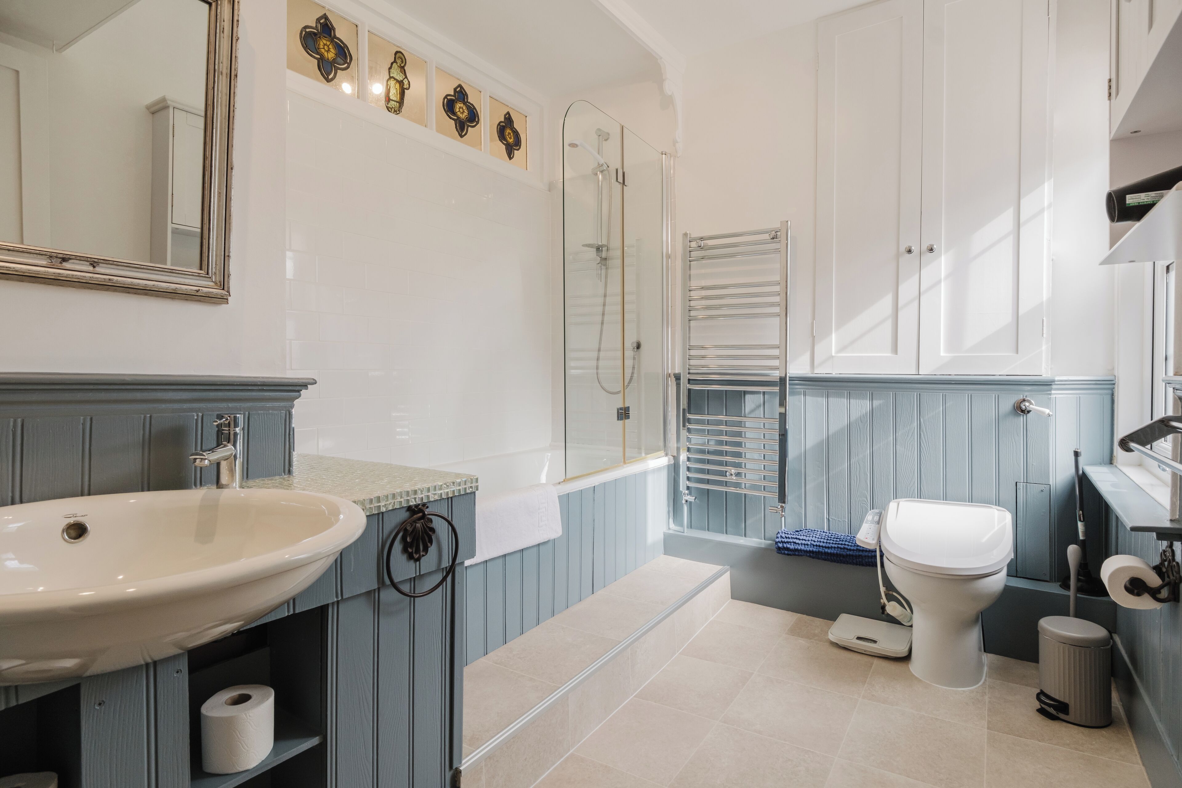 Ferienhaus, Stadtblick | Badezimmer