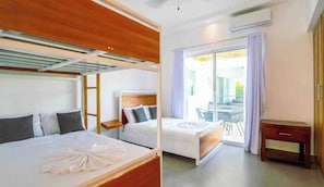 3 室のベッドルーム、WiFi、ベッドシーツ