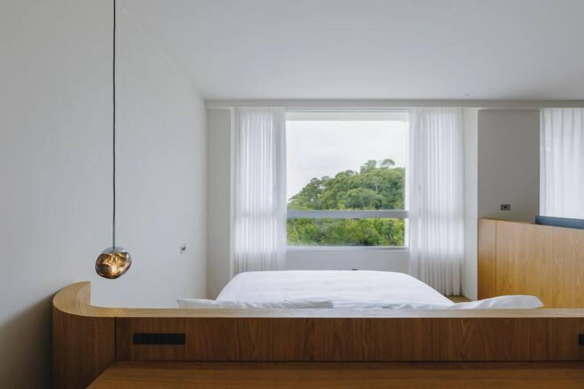 5 chambres, literie de qualité supérieure, bureau, rideaux occultants