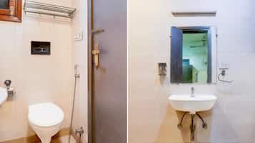 Standard Triple Room, Sea View | Bathroom | Shower, towels, soap, shampoo