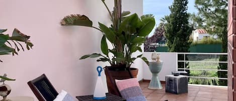 Ferienhaus, 3 Schlafzimmer, barrierefrei, Balkon | Balkon