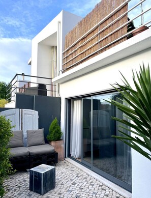 Ferienhaus, 3 Schlafzimmer, barrierefrei, Balkon | Balkon