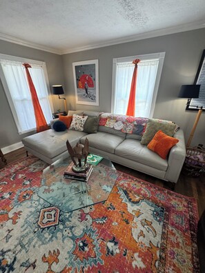 Smart-TV, peis og stereoanlegg