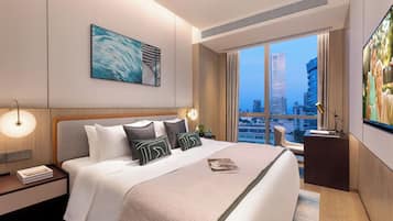 In-room safe, blackout curtains, iron/ironing board, free WiFi