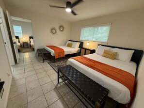4 habitaciones, tabla de planchar con plancha y wifi gratis 