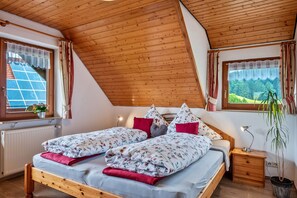 2 室のベッドルーム、アイロン / アイロン台、WiFi (無料)、ベッドシーツ