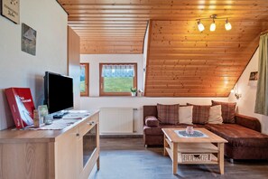 テレビ、卓球台、ステレオ