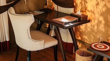 Een bureau, gratis wifi