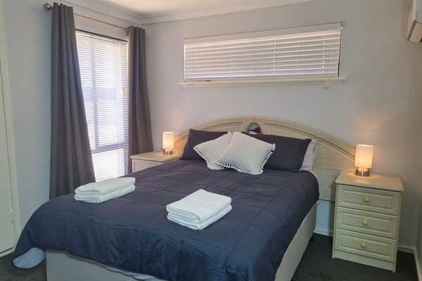Master bedroom has ensuite (can also be accessed from laundry) air conditioning