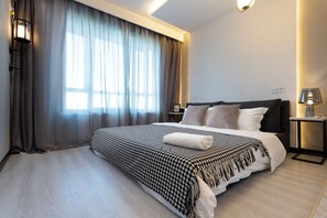 Family Apartment, City View | 2 bedrooms, blackout drapes, free WiFi - Shanghai Hills&Chuanyu Inn Near NECC 69-704 (Shanghai)