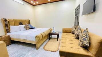 Quarto casal luxo | Wi-Fi de cortesia