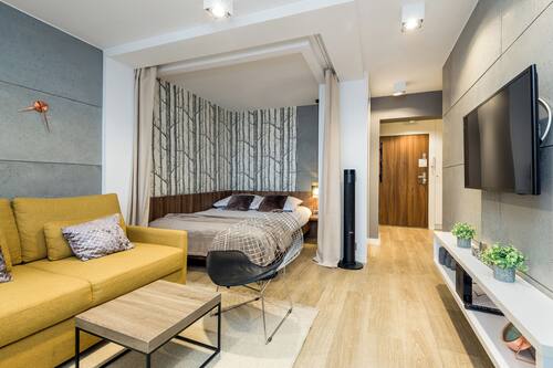 Comfort Apartment, Balcony, City View | In-room safe, individually decorated, individually furnished, desk