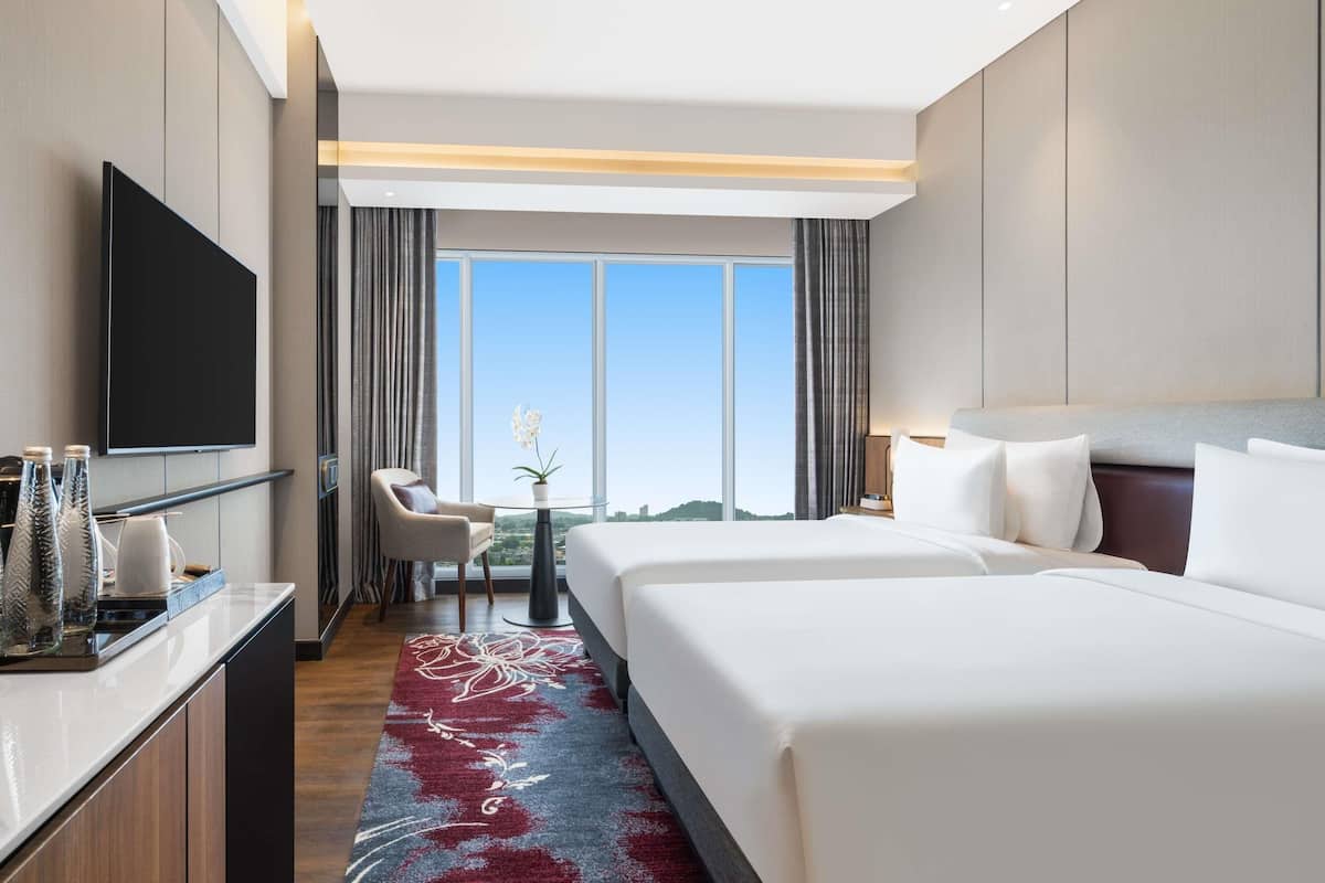 Superior Room, 2 Single Beds, City View | In-room safe, desk, laptop workspace, blackout curtains