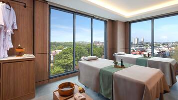 Salas de tratamientos para parejas, aromaterapia