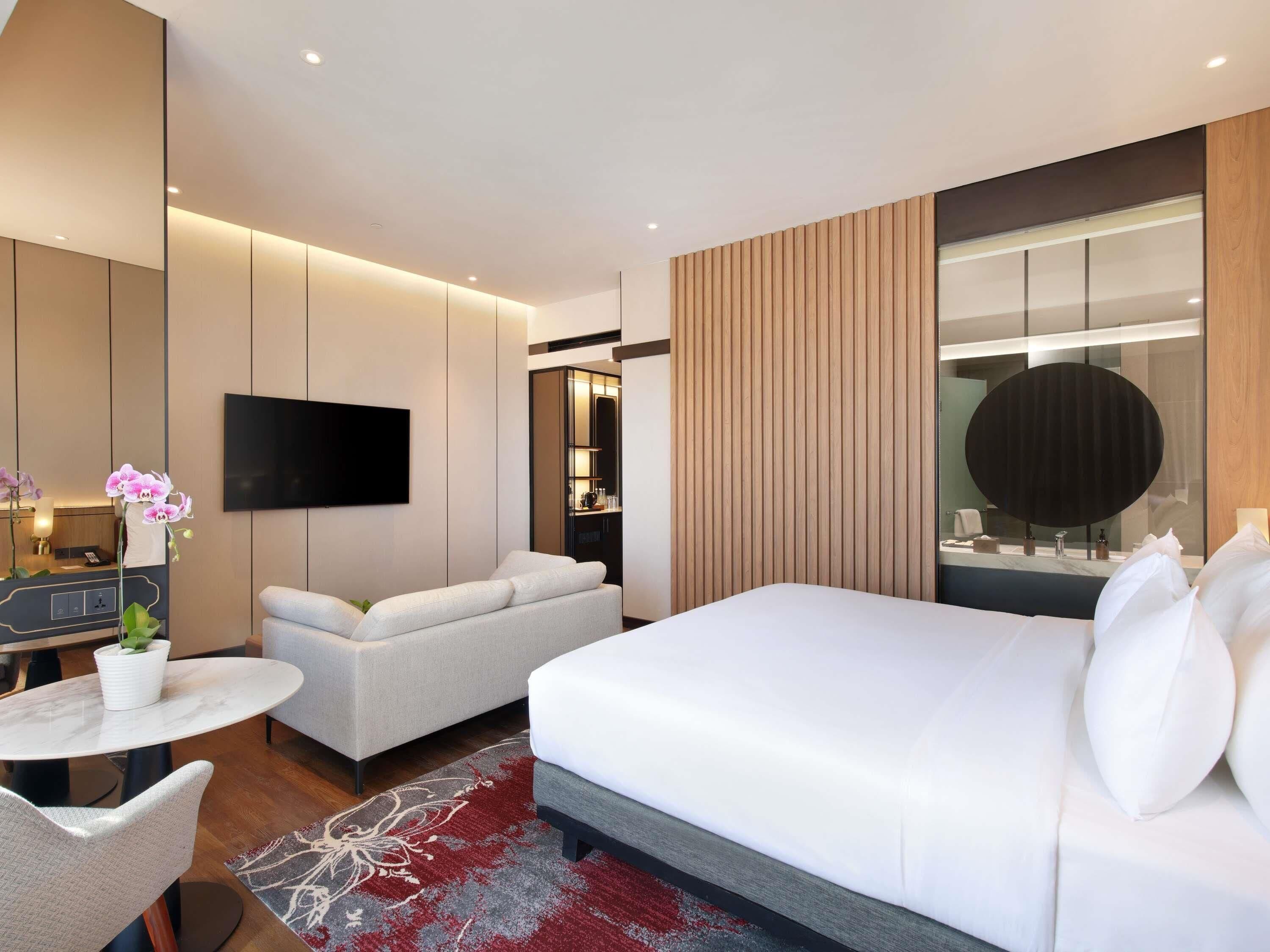 Executive-Zimmer, 1 King-Bett, Stadtblick