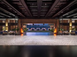 Sala de estar en el lobby