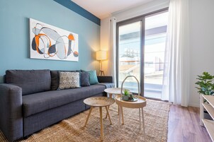 42-inch Smart TV with digital channels, streaming services