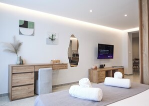 1 Schlafzimmer, Schreibtisch, Bügeleisen/Bügelbrett, WLAN