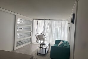Apartment | Living area - Apartamento Chic San Isidro (Santiago)