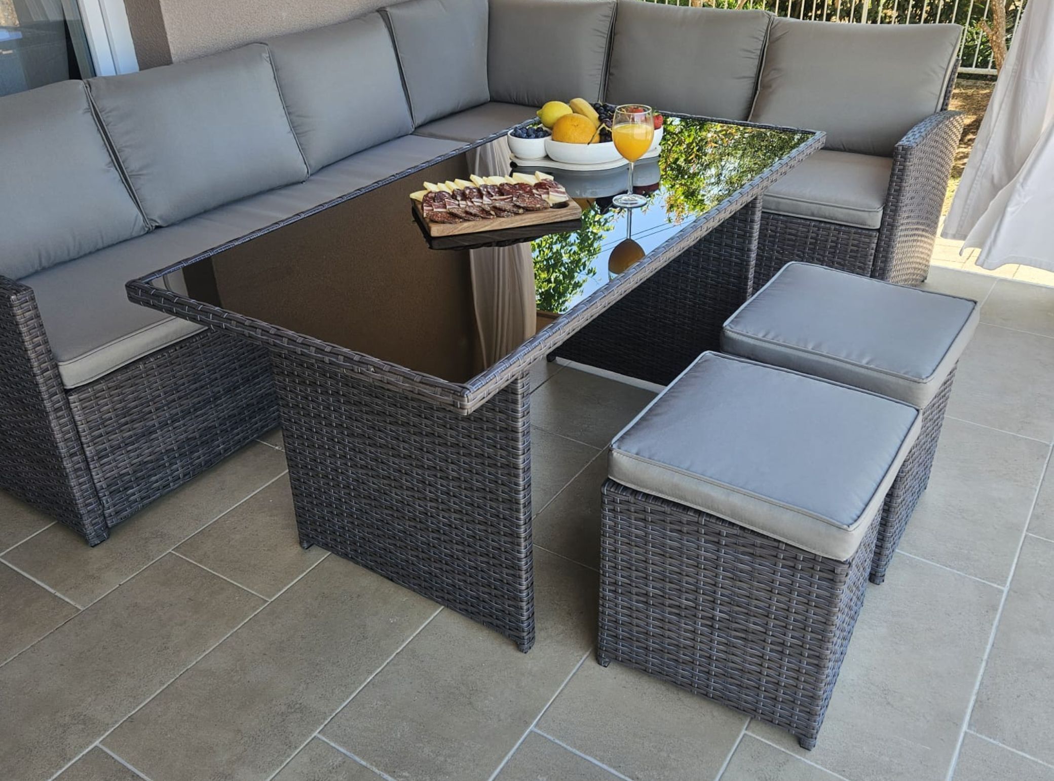 Ferienhaus (Vlla Magnolia Pirovac) | Terrasse/Patio