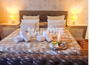 4 dormitorios, tabla de planchar con plancha, wifi y ropa de cama