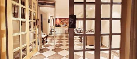 Entrée de l’hébergement