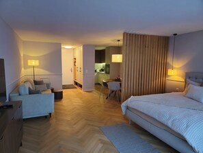 1 bedroom, iron/ironing board, travel crib, free WiFi