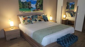 2 makuuhuonetta, silitysrauta/-lauta, Wi-Fi, vuodevaatteet