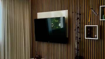 Smart-tv, boeken en een muziekbibliotheek