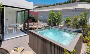 Leilighet, 2 soverom, privat basseng | Terrasse/patio