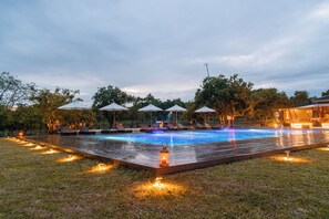 A szálláshely homlokzata