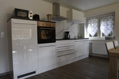 Cozy vacation apartment for families or vacations with your dog, at ground level.