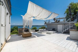 Family Studio, Sea View, Mountainside (Romantični Studio ob Morju Koper) | Terrace/patio - Romantični Studio ob Morju Koper (Koper)