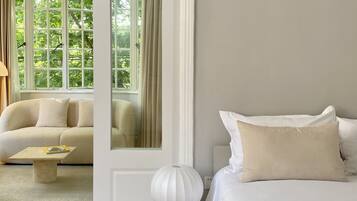 1 bedroom, blackout curtains, iron/ironing board, free WiFi