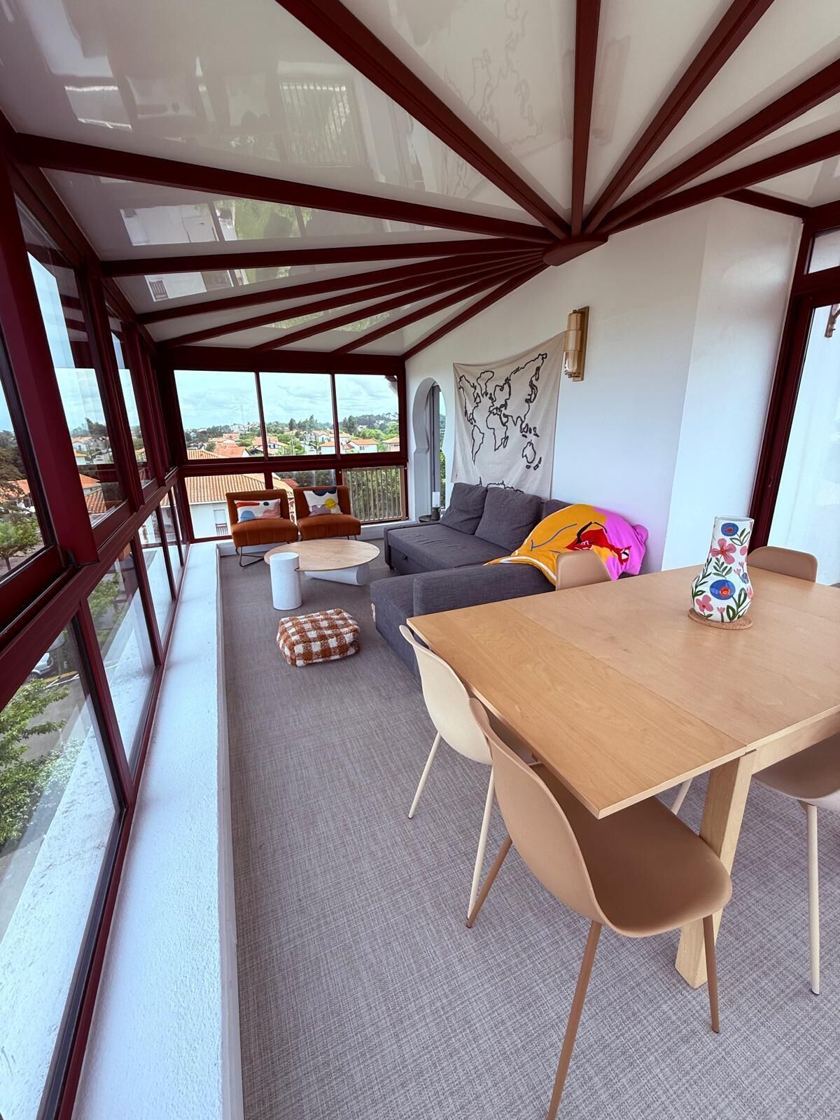 Luxe penthouse, gedeeltelijk uitzicht op oceaan | Terras