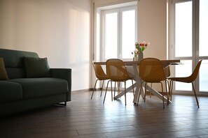 Apartment, Balcony, City View | Living area - APT per Famiglie - 20min dal Centro (Rome)