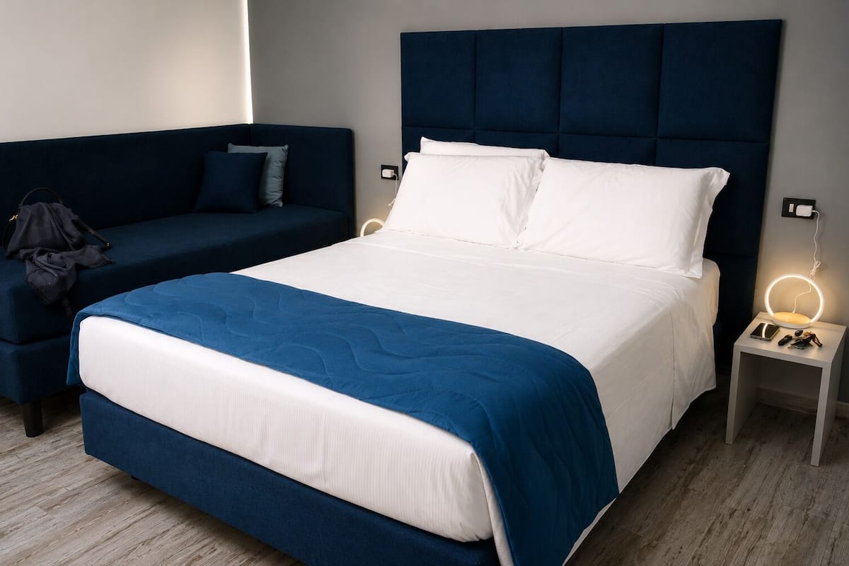 Nhà liên kế Deluxe, nhiều giường, không hút thuốc, dịch vụ dọn phòng | 1 phòng ngủ, bàn, khu vực làm việc phù hợp cho laptop, phòng cách âm 