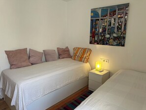 2 chambres, Wi-Fi, literie fournie