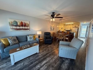 Condo, 3 Bedrooms | Living area | Smart TV - Sandy Shores I -104 3 Bedroom Condo (Murrells Inlet)