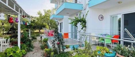 Majoituspaikan julkisivu