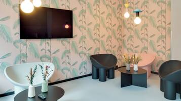 Sala de estar en el lobby