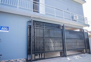 Façana frontal de l'allotjament