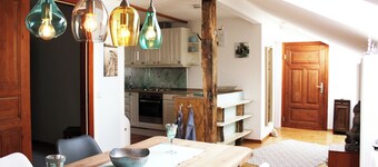 Sunny, cozy half-timbered apartment - near Bonn and Phantasialand