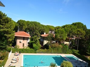 Apartment, 2 Bedrooms, Balcony, Pool View | Pool | Outdoor pool - Fantastic Flat With Pool View Just Steps From the sea (Lignano Sabbiadoro)